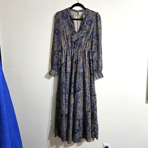 Elan Tiered Maxi Dress - Picture 1 of 8